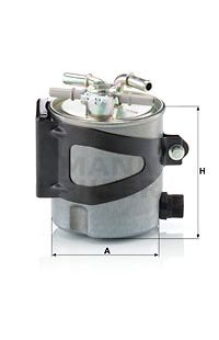 Filtro carburante mann-filter