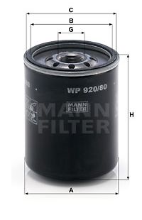 Filtro olio mann-filter