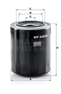 Filtro olio mann-filter
