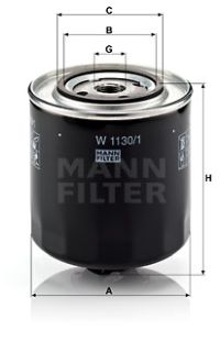 Filtro olio mann-filter