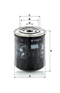 Filtro olio mann-filter