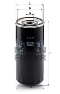 Filtro olio mann-filter