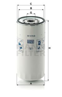 Filtro olio mann-filter