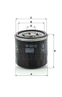 Filtro olio mann-filter