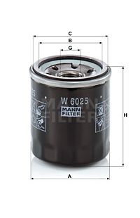 Filtro olio mann-filter