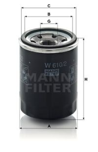 Filtro olio mann-filter