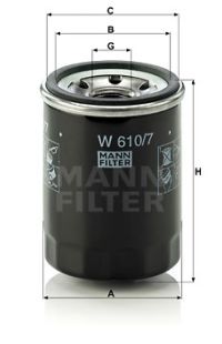 Filtro olio mann-filter