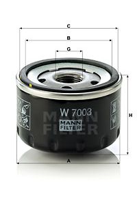 Filtro olio mann-filter