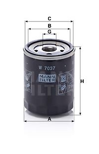 Filtro olio mann-filter