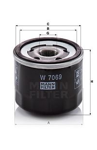 Filtro olio mann-filter