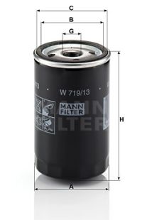 Filtro olio mann-filter