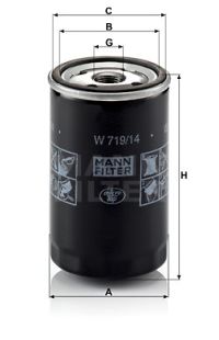 Filtro olio mann-filter