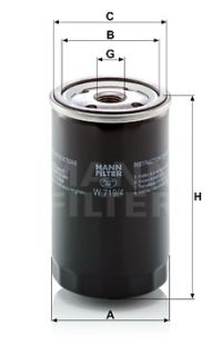 Filtro olio mann-filter