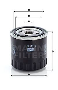 Filtro olio mann-filter