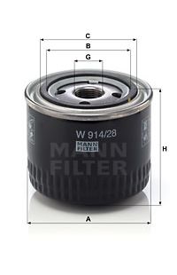 Filtro olio mann-filter