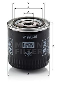 Filtro olio mann-filter