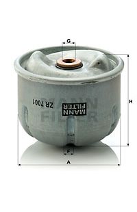 Filtro olio mann-filter