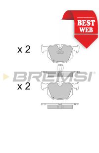 kit pastiglie freno (4 pezzi) autozona