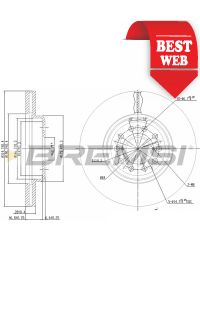 Disco Freno blueprint