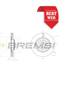 Disco Freno Diametro esterno [mm] : 305,0 autozona