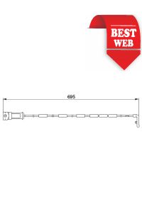 contatto segnalazione usura pastiglie bremsi