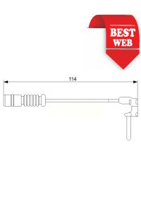 contatto segnalazione usura pastiglie bremsi