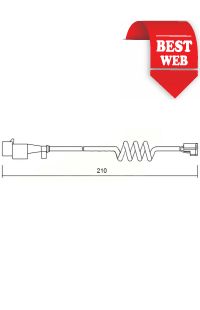 contatto segnalazione usura pastiglie bremsi