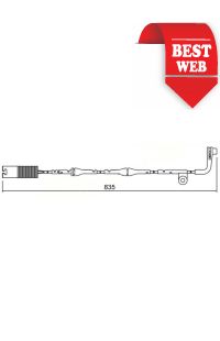 contatto segnalazione usura pastiglie bremsi