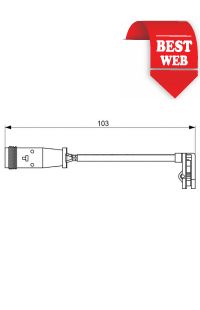 contatto segnalazione usura pastiglie bremsi