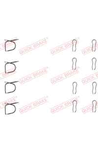 Set di accessori, pastiglia del freno a disco QUICK BRAKE