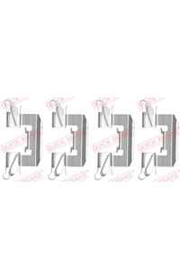 Set di accessori, pastiglia del freno a disco QUICK BRAKE
