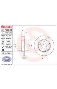 Disco freno brembo
