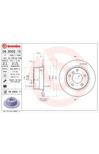 Disco freno brembo