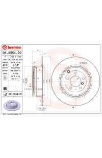 Disco freno brembo
