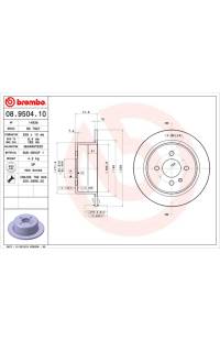 Disco freno brembo