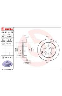 Disco freno brembo