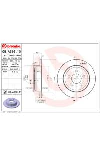 Disco freno brembo