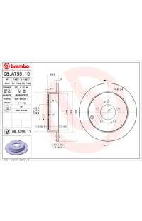 Disco freno brembo