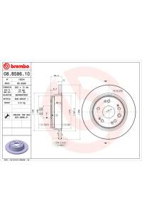 Disco freno brembo