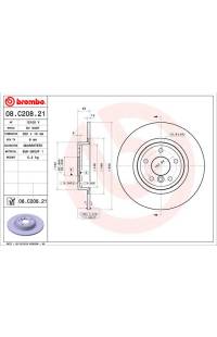 Disco freno brembo