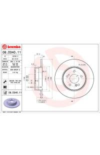 Disco freno brembo