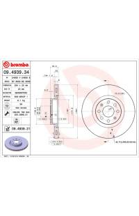 Disco freno brembo