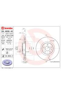 Disco freno brembo