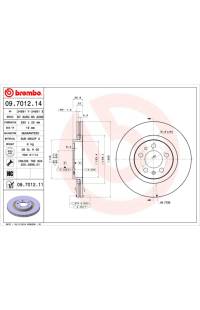Disco freno brembo