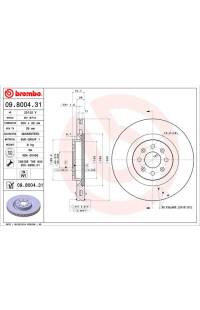 Disco freno brembo