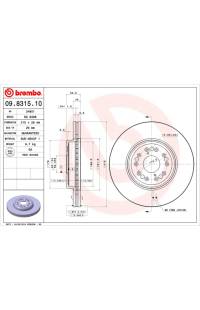Disco freno brembo