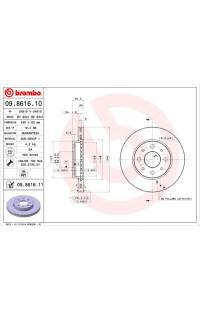 Disco freno brembo