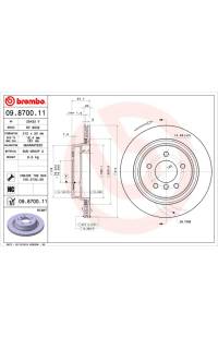 Disco freno brembo