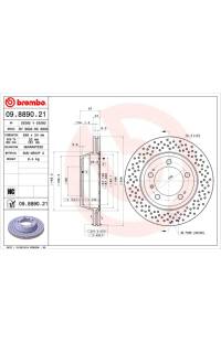 Disco freno brembo