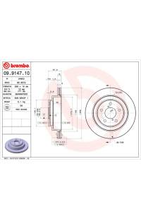 Disco freno brembo